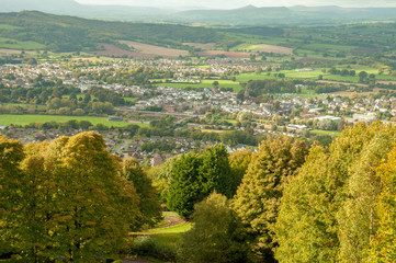 Monmouth valley in the autumn