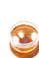 Japanese summer image, iced barley tea