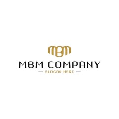 Letter MBM with Company Logo Design Vector. Business Line Symbol Logo. Modern and Creative Design Logo