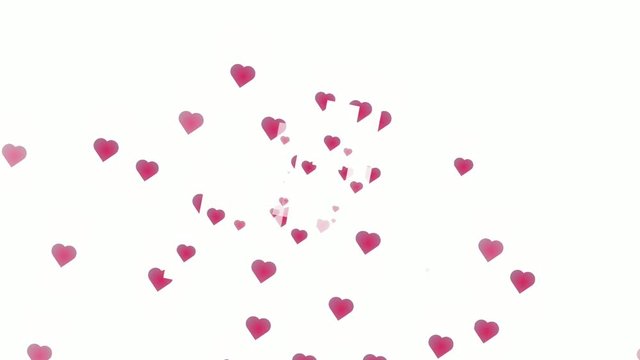 heart animation white background
