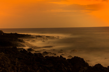 Fototapeta premium Sunset in Kona, Hawaii