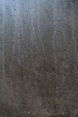 Stained dark grey concrete background texture graphic asset.