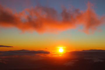 Obraz premium sunset at Haleakala