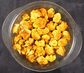 Roasted cauliflower.