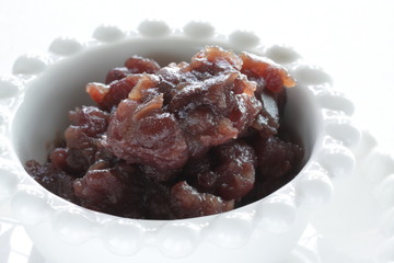 Asian food, red bean paste Azuki