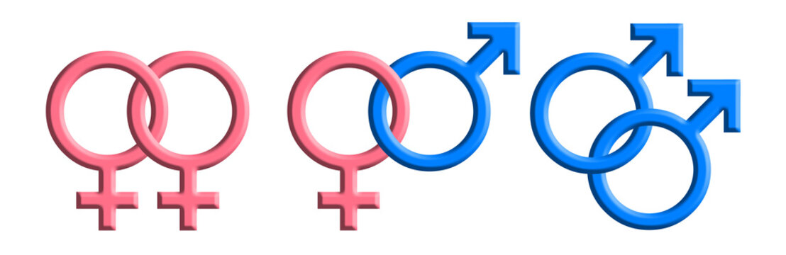 S&iacute;mbolos orientaci&oacute;n sexual