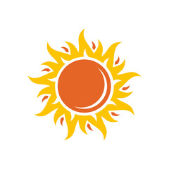 Sun rays logo