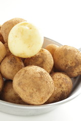 Freshness new potato from Japan
