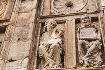 Figures on the Cathedral in Santiago de Compostela
