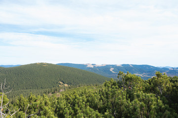landscape of autumn mountains, Ukrainian Carpathians, Spitz Mountain