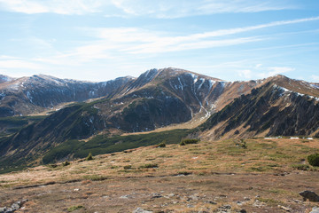 landscape of autumn mountains, Ukrainian Carpathians, Spitz Mountai