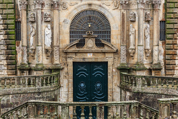 Gate of the Cathedral in Santiago de Compostela