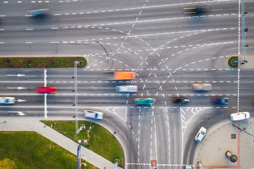 City Traffic From Above