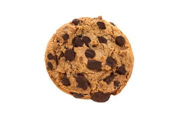 Isolated Chocolate Cookie 