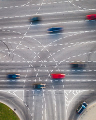 City Traffic From Above