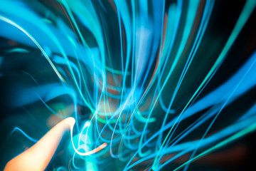 Night lights of the city