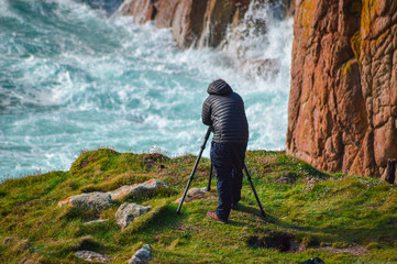 Photographer at the sea