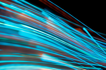 Night lights of the city