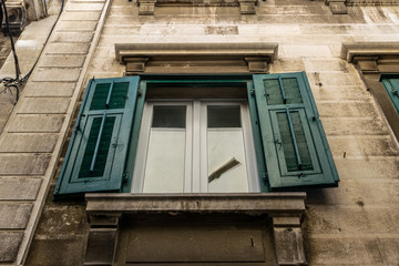 Fototapeta na wymiar Window shutters Split Croatia