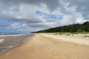 verlassener Strand