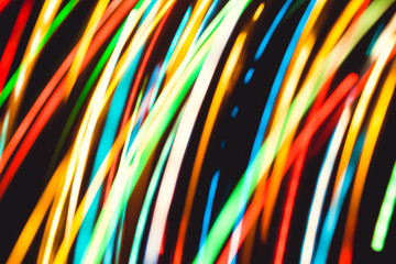 Night lights of the city