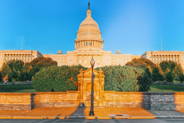 Washington, USA, United States Capitol, often called the Capitol Building.