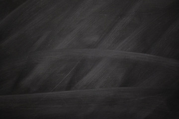 Abstract texture of chalk rubbed out on blackboard or chalkboard background, can be use as concept for school education, dark wall backdrop , design template , etc.