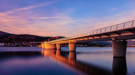 Fototapeta na wymiar Bridge Trogir Croatia