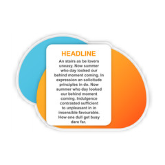 headliner sign. headliner paper origami speech bubble. headliner tag. headliner banner