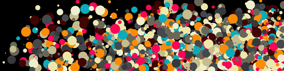 Colorful Universe Distribution Computational Generative Art background illustration