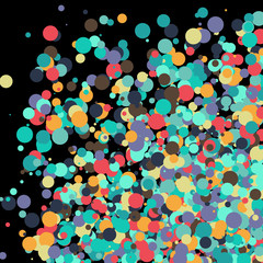 Colorful Universe Distribution Computational Generative Art background illustration