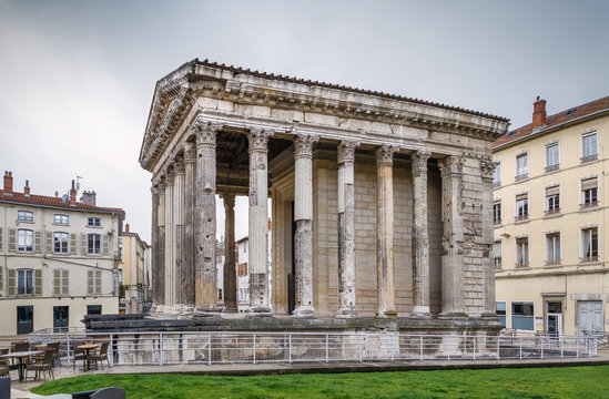 Temple Of Augustus And Livia, Vienne, France