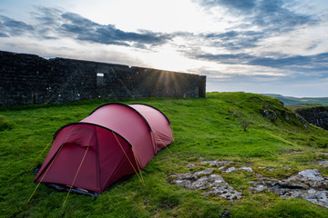 Übernachten im Zelt auf der Isle of Skye