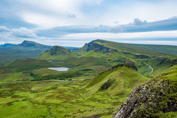 Fototapeta na wymiar Trotternish Ridge auf der Isle of Skye