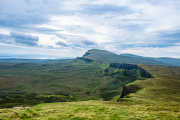 Blick entlang der Trotternish Ridge auf der Isle of Skye