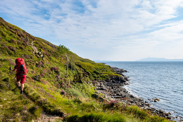 Steile Küste auf der Isle of Skye
