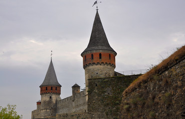 Fototapeta na wymiar old castle in Ukraine