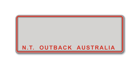 Car number plate australia