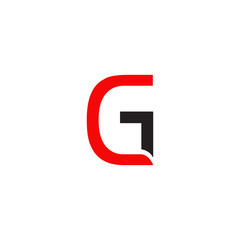 G letter initial icon logo design vector template
