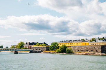 Naklejka premium Suomenlinna Sea Fortress in Helsinki, Finland