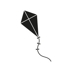 Icon of a kite. Simple vector illustration