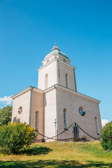 Suomenlinna Sea Fortress, old church in Helsinki, Finland