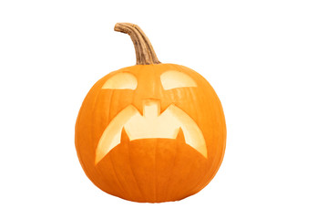 Halloween Pumpkin isolated on white background