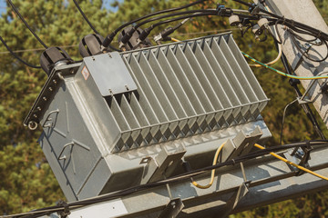 Transformer of supply electricity