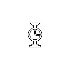 Weighing scales icon. Store equipment symbol