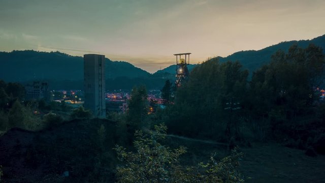 Abandoned mining complex near Petrosani - Romania