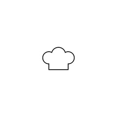 Chef hat icon. Food restaurant symbol