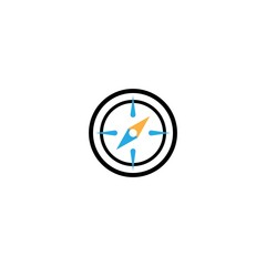 Compass logo template vector icon design