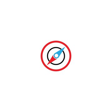 Compass logo template vector icon design
