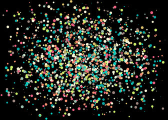 Colorful Universe Distribution Computational Generative Art background illustration